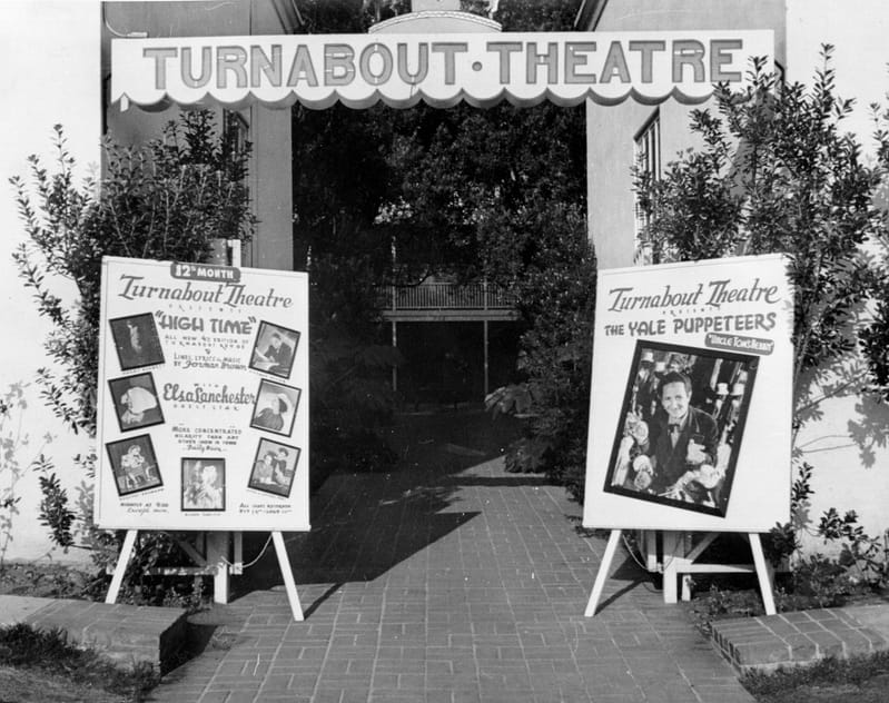 Entrance to the Turnabout Theatre