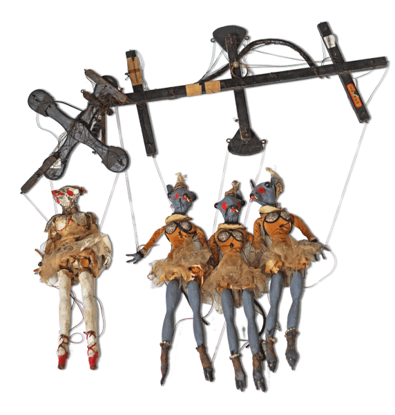Puppets Used in Rat Ballet Sequence of “The Pie-Eyed Piper,” ca. 1932